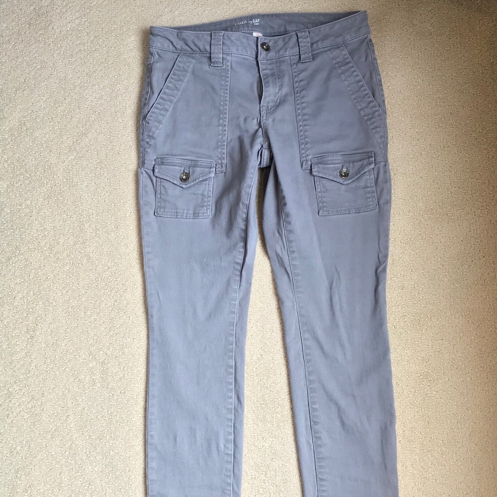 GAP grey utility khakis